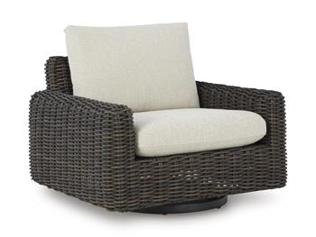 Kimora Outdoor Swivel Lounge Chair - Coastal Roots Furniture (Courtenay, BC)