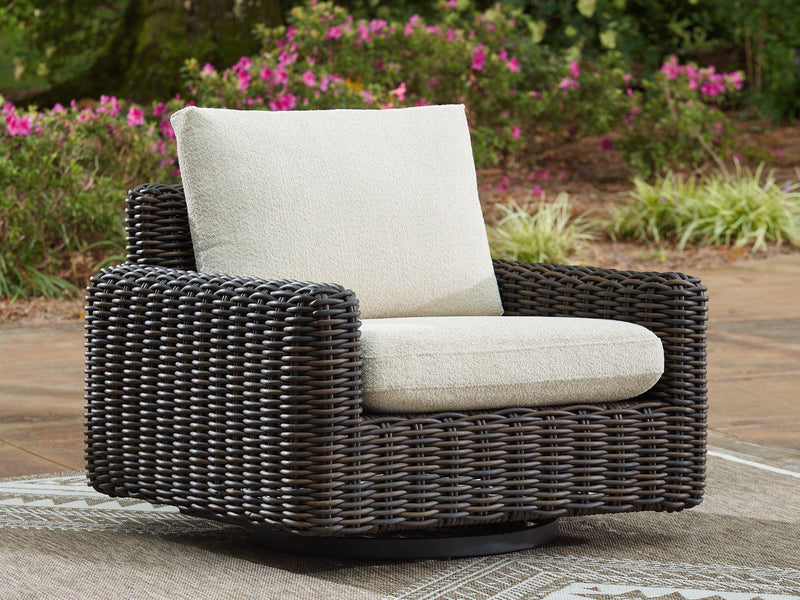 Kimora Outdoor Swivel Lounge Chair - Coastal Roots Furniture (Courtenay, BC)