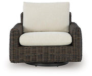 Kimora Outdoor Swivel Lounge Chair - Coastal Roots Furniture (Courtenay, BC)