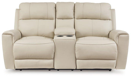 Dahlmoore Power Reclining Loveseat with Console - Coastal Roots Furniture (Courtenay, BC)