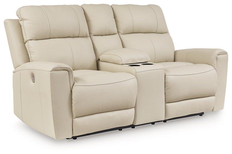 Dahlmoore Power Reclining Loveseat with Console - Coastal Roots Furniture (Courtenay, BC)