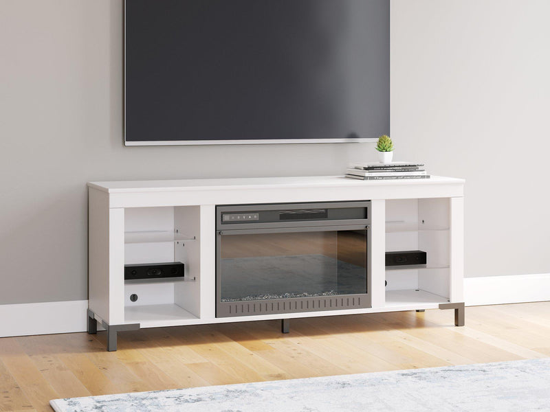 Brollevi 60" TV Stand with Electric Fireplace - Coastal Roots Furniture (Courtenay, BC)