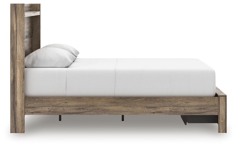 Elbrim Panel Storage Bed