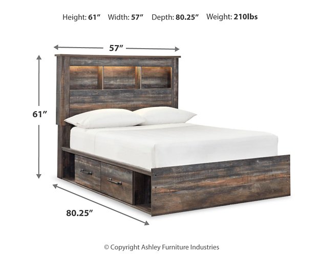 Drystan Youth Bed with 2 Storage Drawers - Coastal Roots Furniture (Courtenay, BC)