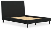 Cadmori Upholstered Bed with Roll Slats - Coastal Roots Furniture (Courtenay, BC)