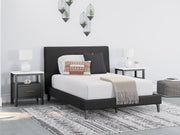 Cadmori Upholstered Bed with Roll Slats - Coastal Roots Furniture (Courtenay, BC)