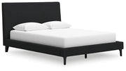Cadmori Upholstered Bed with Roll Slats - Coastal Roots Furniture (Courtenay, BC)