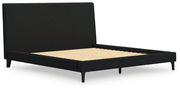 Cadmori Upholstered Bed with Roll Slats - Coastal Roots Furniture (Courtenay, BC)