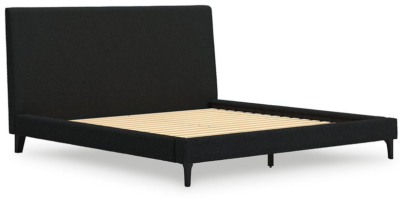Cadmori Upholstered Bed with Roll Slats - Coastal Roots Furniture (Courtenay, BC)