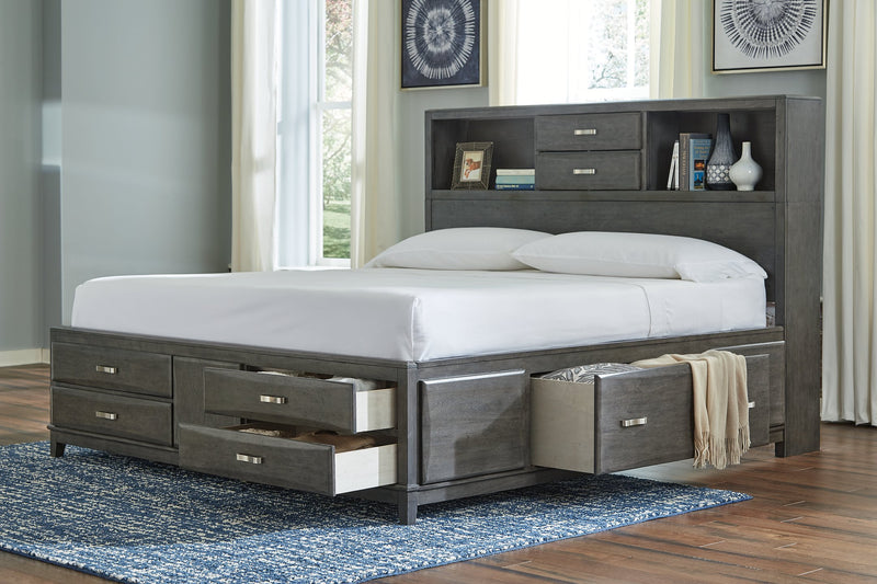 Caitbrook Storage Bed with 8 Drawers - Coastal Roots Furniture (Courtenay, BC)