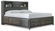 Caitbrook Storage Bed with 8 Drawers - Coastal Roots Furniture (Courtenay, BC)
