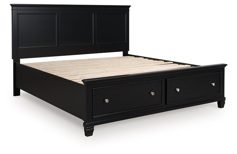 Lanolee Panel Storage Bed - Coastal Roots Furniture (Courtenay, BC)
