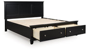 Lanolee Panel Storage Bed - Coastal Roots Furniture (Courtenay, BC)