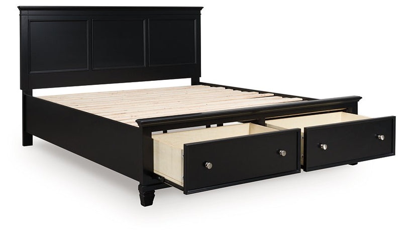 Lanolee Panel Storage Bed - Coastal Roots Furniture (Courtenay, BC)