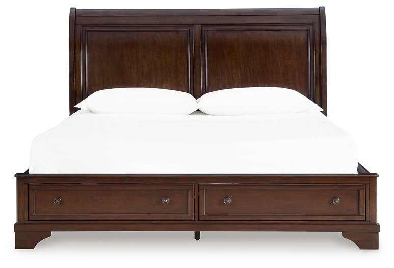 Trellington Sleigh Storage Bed - Coastal Roots Furniture (Courtenay, BC)