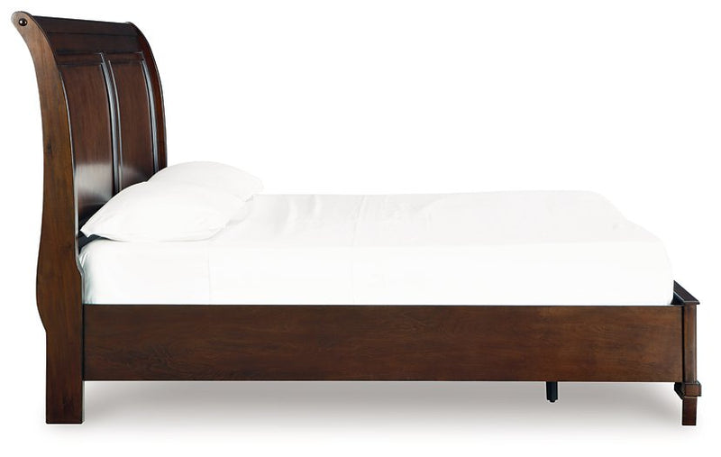 Trellington Sleigh Storage Bed - Coastal Roots Furniture (Courtenay, BC)