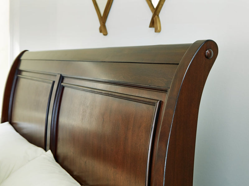 Trellington Sleigh Storage Bed - Coastal Roots Furniture (Courtenay, BC)
