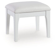 Chalanna Vanity Stool - Coastal Roots Furniture (Courtenay, BC)