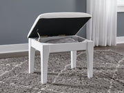 Chalanna Vanity Stool - Coastal Roots Furniture (Courtenay, BC)