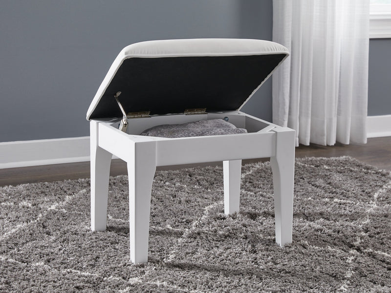 Chalanna Vanity Stool - Coastal Roots Furniture (Courtenay, BC)