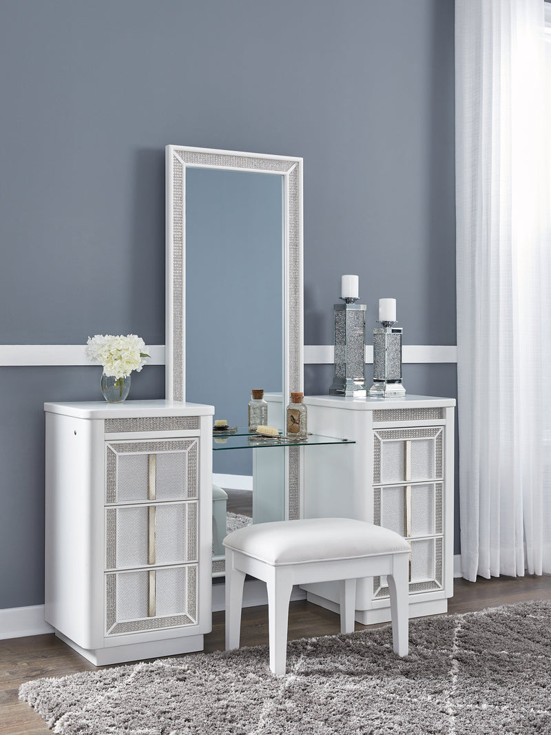 Chalanna Vanity with Mirror - Coastal Roots Furniture (Courtenay, BC)
