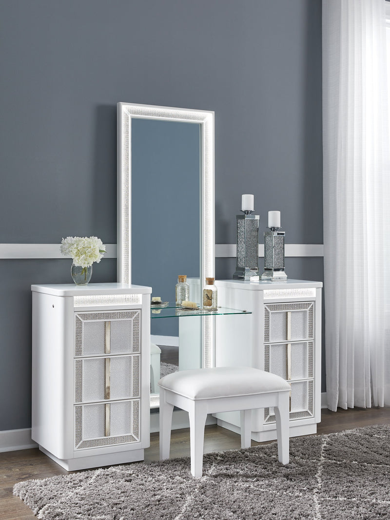 Chalanna Vanity with Mirror - Coastal Roots Furniture (Courtenay, BC)