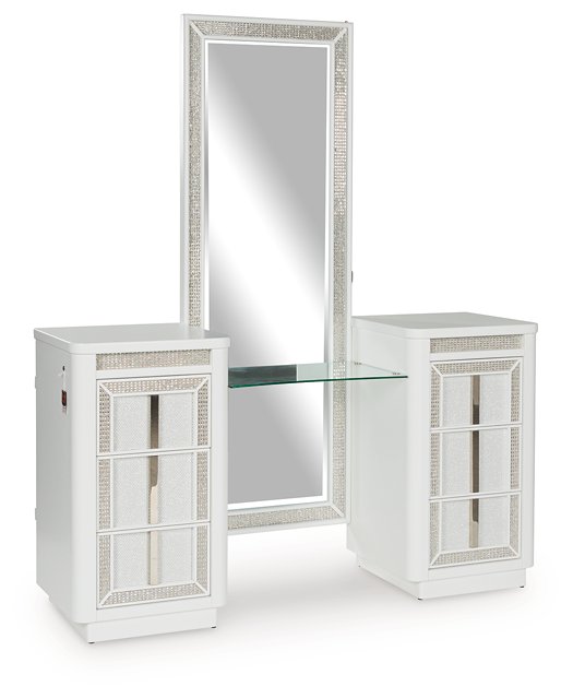 Chalanna Vanity with Mirror - Coastal Roots Furniture (Courtenay, BC)