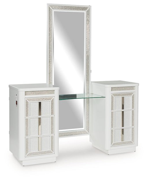 Chalanna Vanity with Mirror - Coastal Roots Furniture (Courtenay, BC)