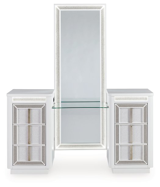 Chalanna Vanity with Mirror - Coastal Roots Furniture (Courtenay, BC)