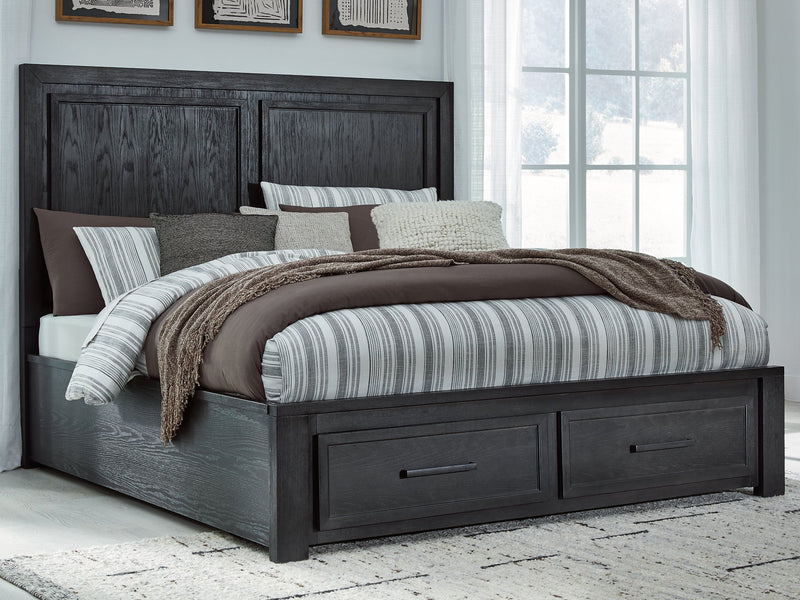 Foyland Panel Storage Bed - Coastal Roots Furniture (Courtenay, BC)