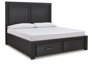 Foyland Panel Storage Bed - Coastal Roots Furniture (Courtenay, BC)