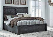 Foyland Panel Storage Bed - Coastal Roots Furniture (Courtenay, BC)