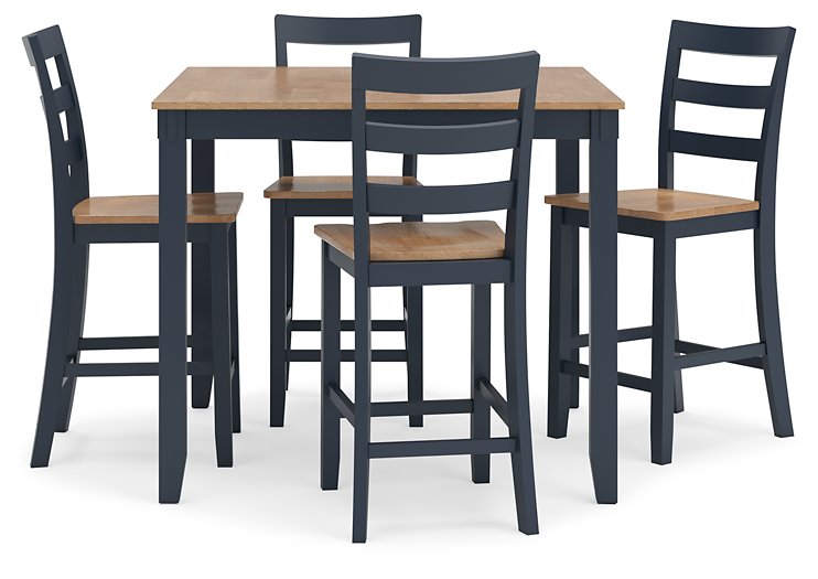 Gesthaven Counter Height Dining Table and 4 Barstools (Set of 5) - Coastal Roots Furniture (Courtenay, BC)