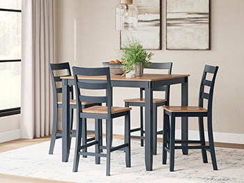 Gesthaven Counter Height Dining Table and 4 Barstools (Set of 5) - Coastal Roots Furniture (Courtenay, BC)