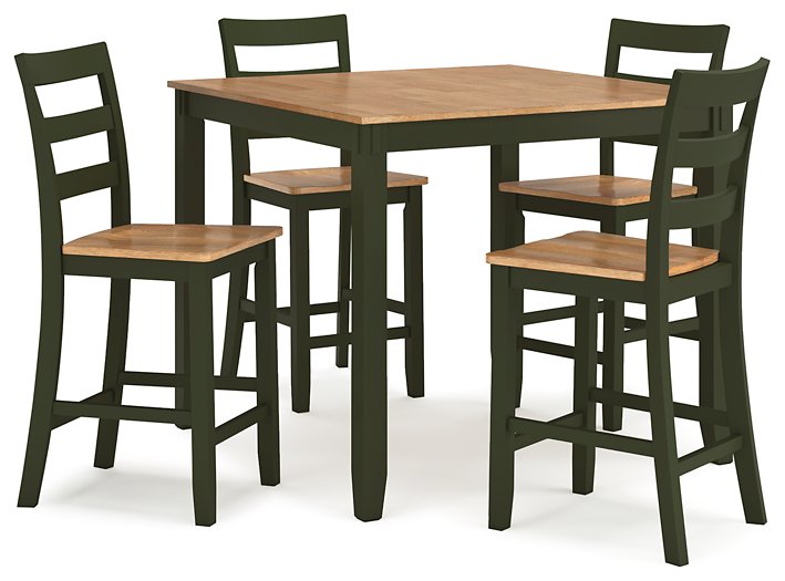 Gesthaven Counter Height Dining Table and 4 Barstools (Set of 5) - Coastal Roots Furniture (Courtenay, BC)