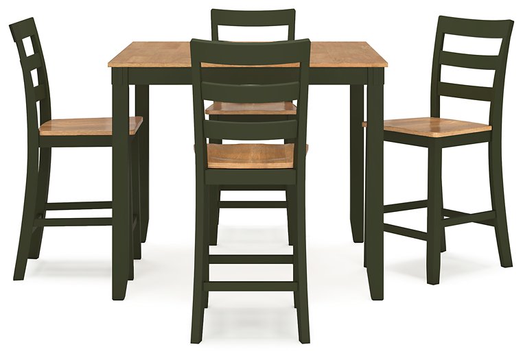Gesthaven Counter Height Dining Table and 4 Barstools (Set of 5) - Coastal Roots Furniture (Courtenay, BC)