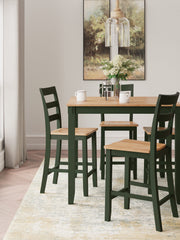 Gesthaven Counter Height Dining Table and 4 Barstools (Set of 5) - Coastal Roots Furniture (Courtenay, BC)