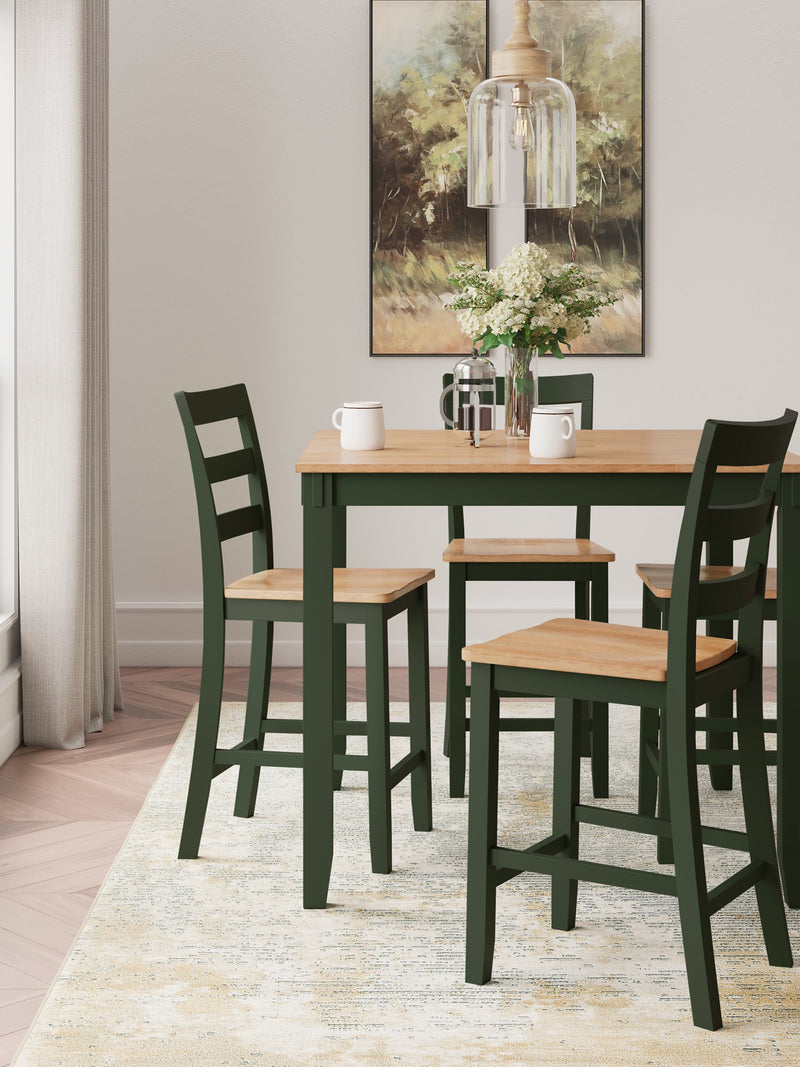 Gesthaven Counter Height Dining Table and 4 Barstools (Set of 5) - Coastal Roots Furniture (Courtenay, BC)