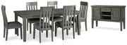 Hallanden Dining Room Set - Coastal Roots Furniture (Courtenay, BC)