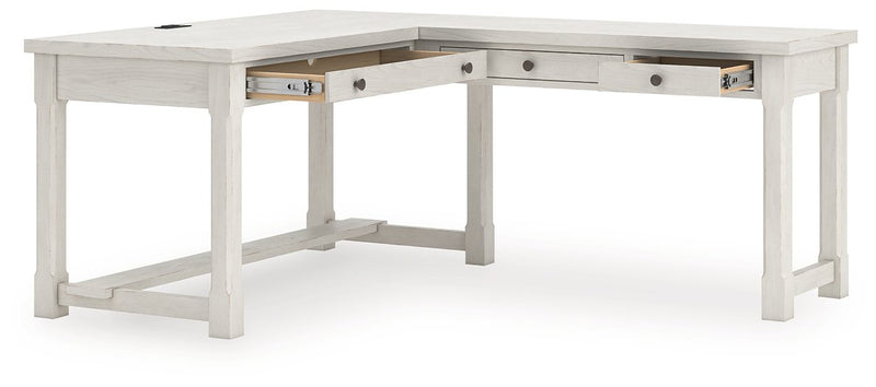 Robbinsdale L-Shaped Home Office Desk - Coastal Roots Furniture (Courtenay, BC)