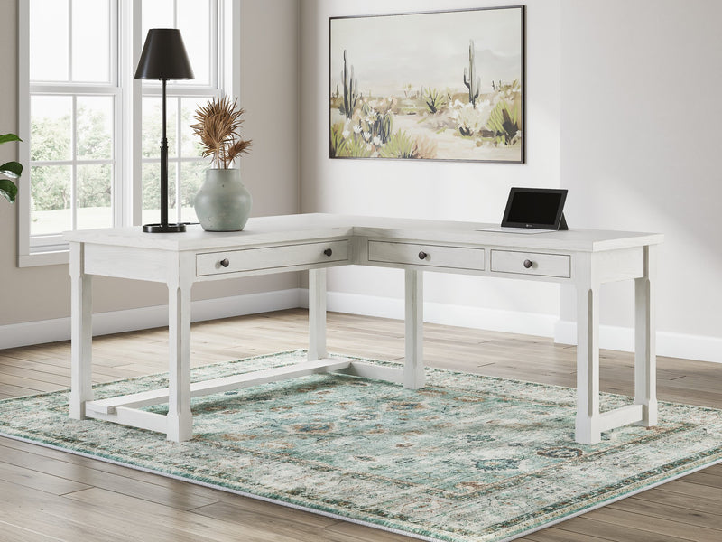 Robbinsdale L-Shaped Home Office Desk - Coastal Roots Furniture (Courtenay, BC)