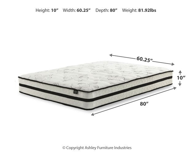 Chime 10 Inch Hybrid 10 Inch Mattress and Pillow - Coastal Roots Furniture (Courtenay, BC)