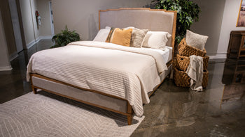 Sharlance Upholstered Bed - Coastal Roots Furniture (Courtenay, BC)