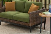 Horizon Hall Outdoor Loveseat with Cushion - Coastal Roots Furniture (Courtenay, BC)