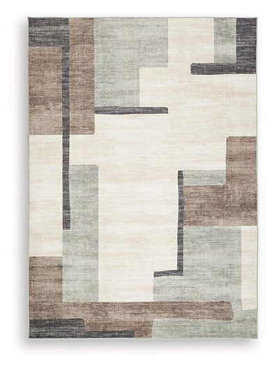 Larkport Washable Area Rug - Coastal Roots Furniture (Courtenay, BC)
