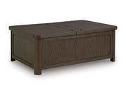 Breckington Coffee Table With Storage - Coastal Roots Furniture (Courtenay, BC)