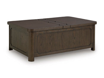 Breckington Coffee Table With Storage - Coastal Roots Furniture (Courtenay, BC)