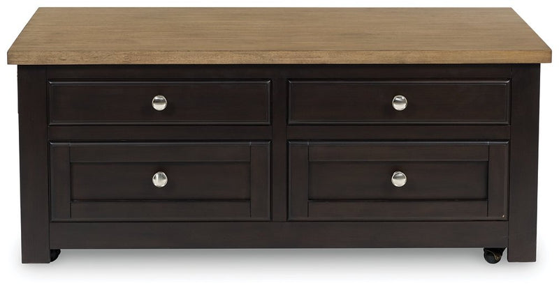 Drazmine Lift-Top Coffee Table - Coastal Roots Furniture (Courtenay, BC)