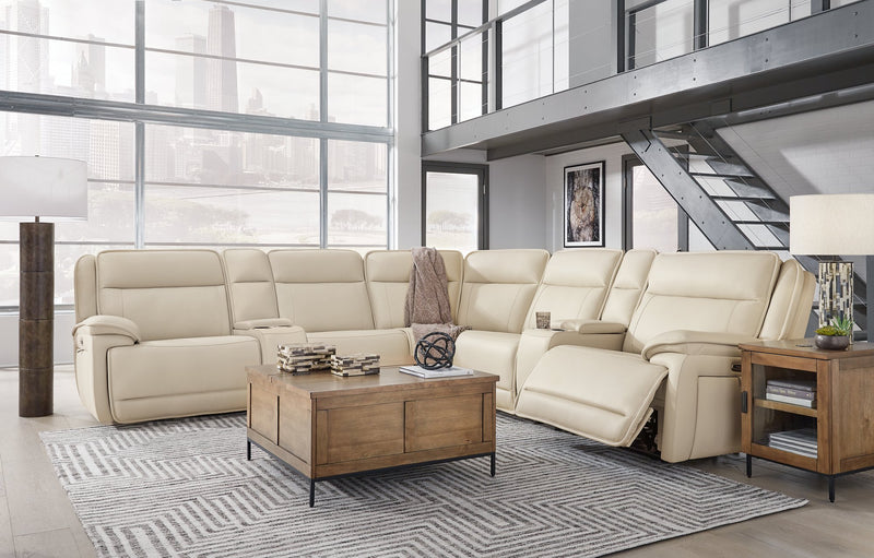 Double Deal Reclining Sectional with 2 Consoles - Coastal Roots Furniture (Courtenay, BC)