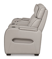 Boyington Power Reclining Loveseat with Console - Coastal Roots Furniture (Courtenay, BC)